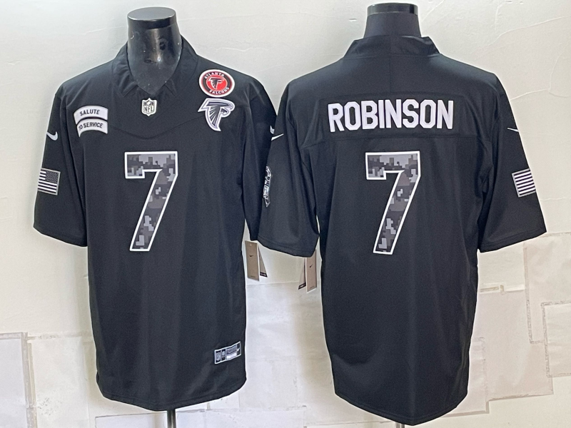 Men 2026 Atlanta Falcons #7 Robinson black Nike Limited NFL Jersey 102301->washington redskins->NFL Jersey
